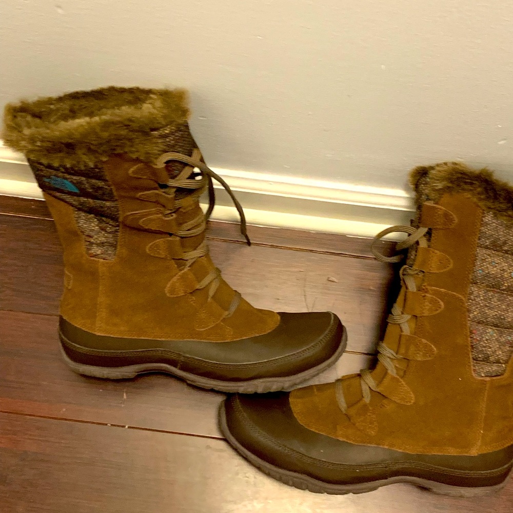 North Face brown boots
